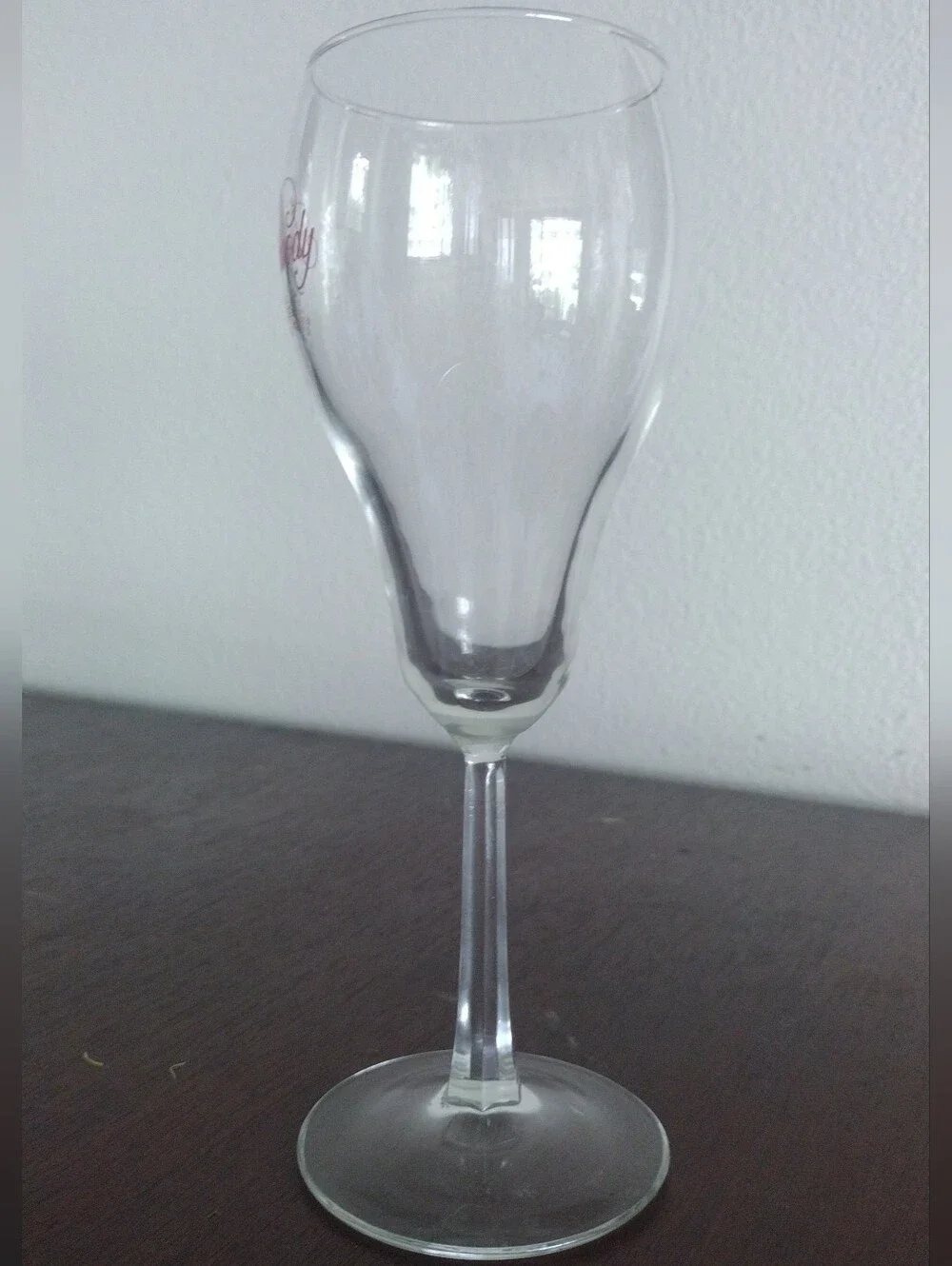 Peabody Hotel Ducks Logo Wine Champagne Glass  Vintage Collectible Souvenir